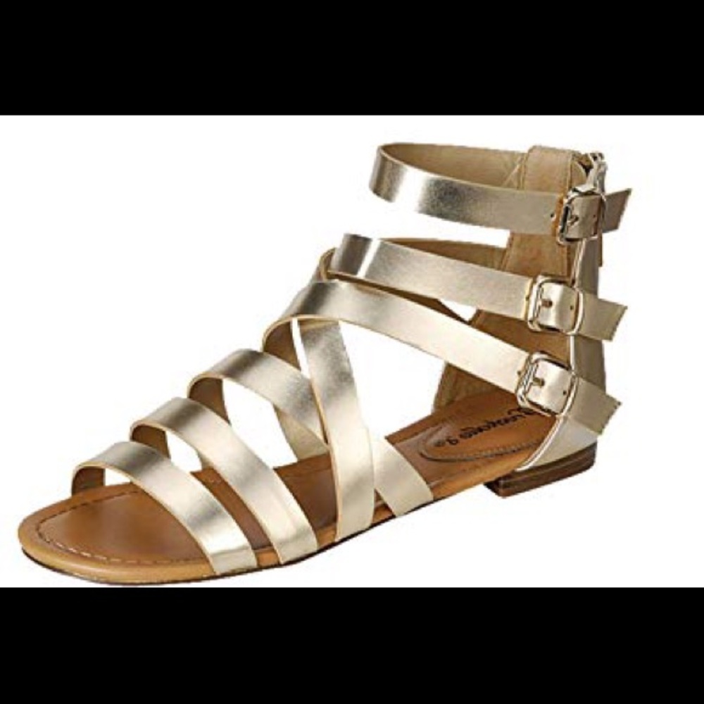 Gold sandals